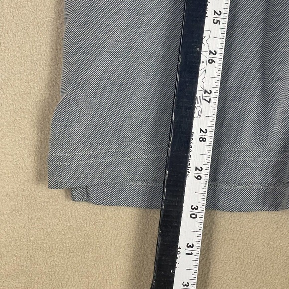 Travis Mathew Mens L Short Sleeve Polo Golf Shirt Chest Pocket Gray Embroidered - Picture 7 of 12